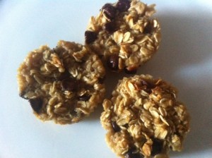 Oatmeal Banana Chocolate Chip Muffins