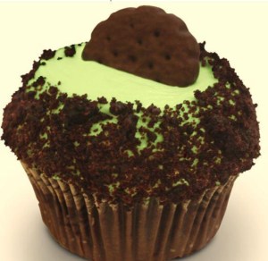 Crumbs Thin Mint Cupcake